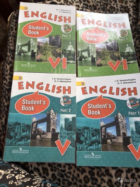 English 6: Student's book / Английский язык. 6 класс. Учебник (2 части) О. В. Афанасьева, И. В. Михеева