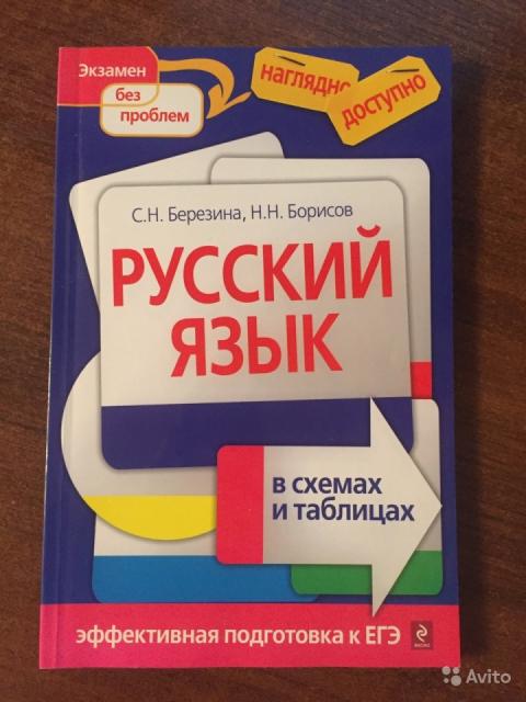 Русский язык в схемах и таблицах С. Н. Березина, Н. Н. Борисов